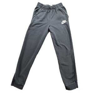 NIKE Sweatpants Mens XL Black‎ Fleece Joggers Athletic Tapered Cuffed Loungewear